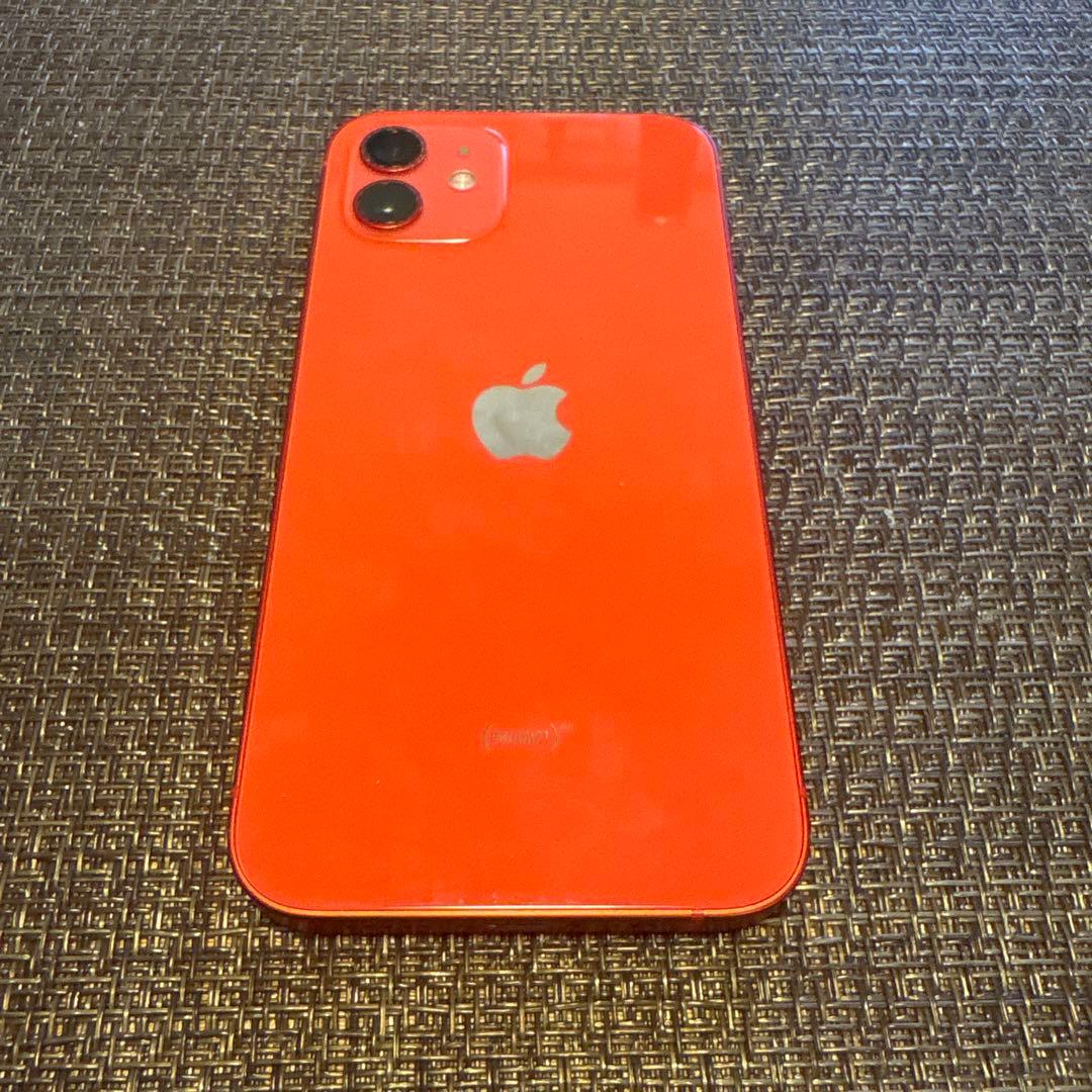 【美品】iPhone 12 64GB レッド　交換電池付き