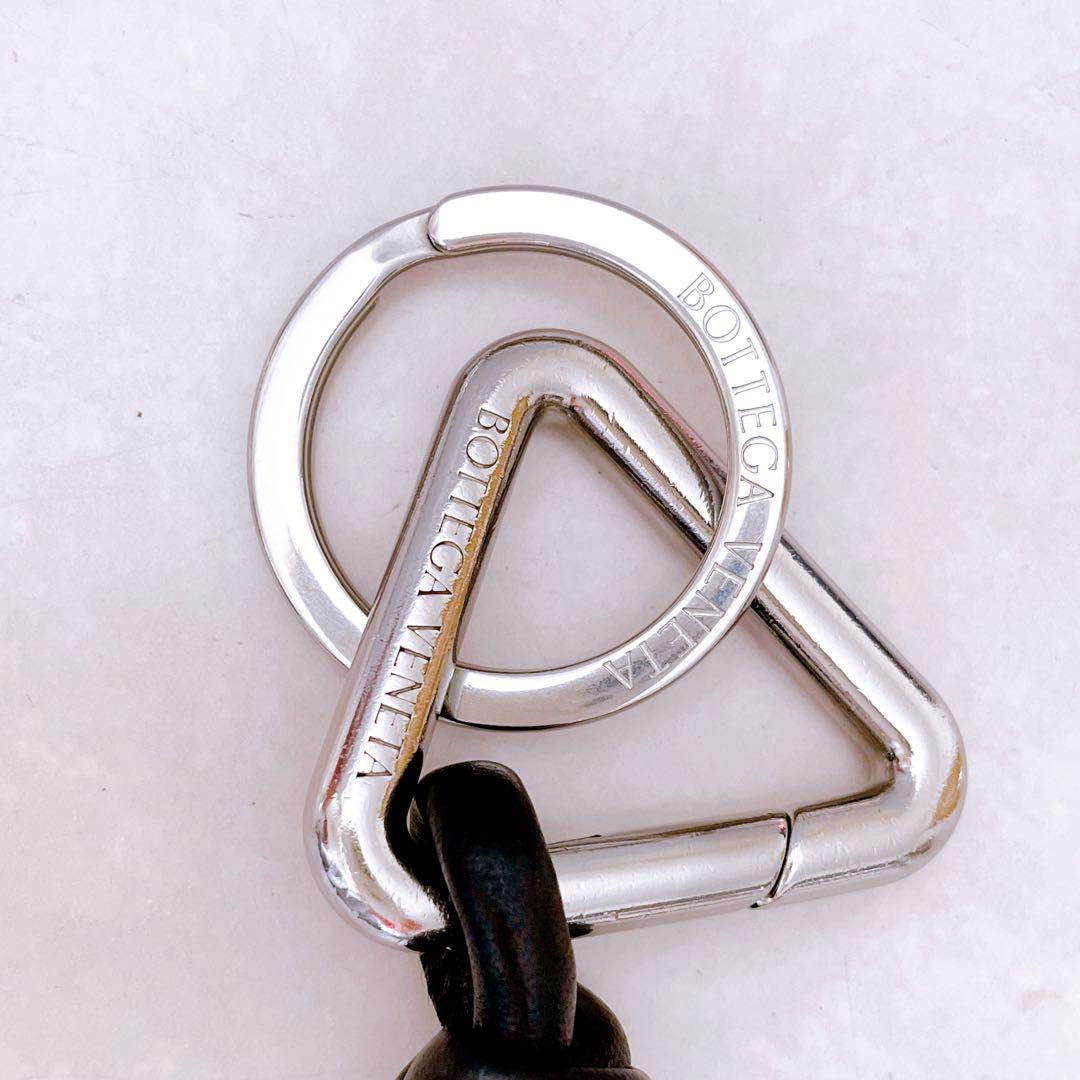 Bottega Veneta ボッテガヴェネタ　キーリング　キーホルダー　黒