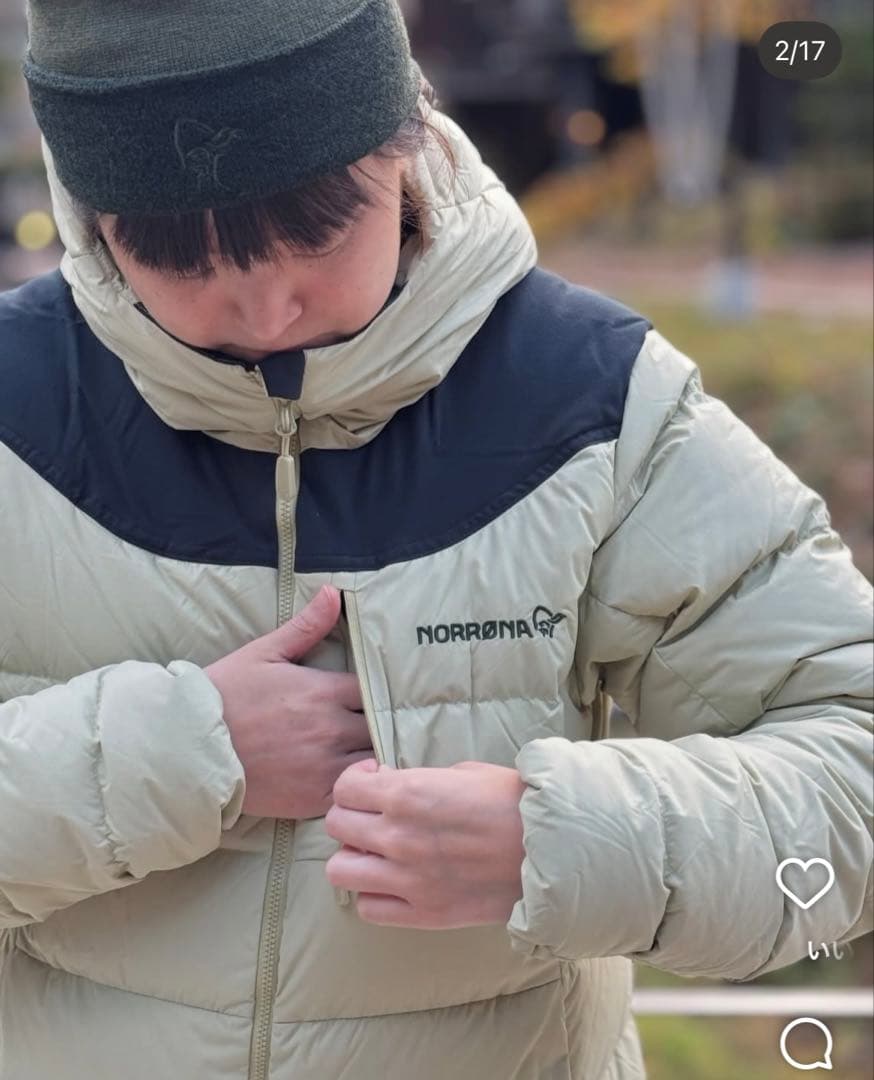 ノローナ norrona ダウンジャケット　タモック　750フィル