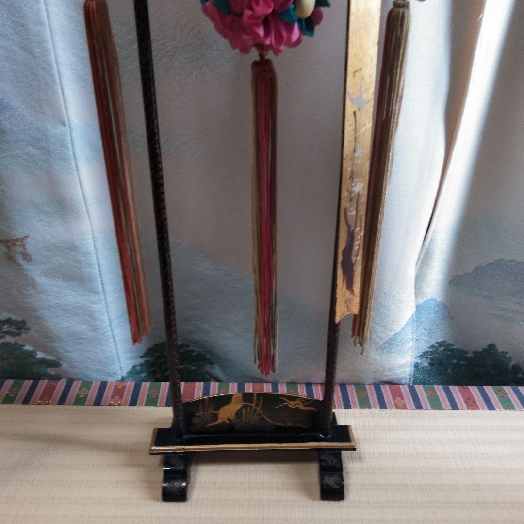 古Aー5　　雛飾り　 吊りくす玉飾り　つまみ細工