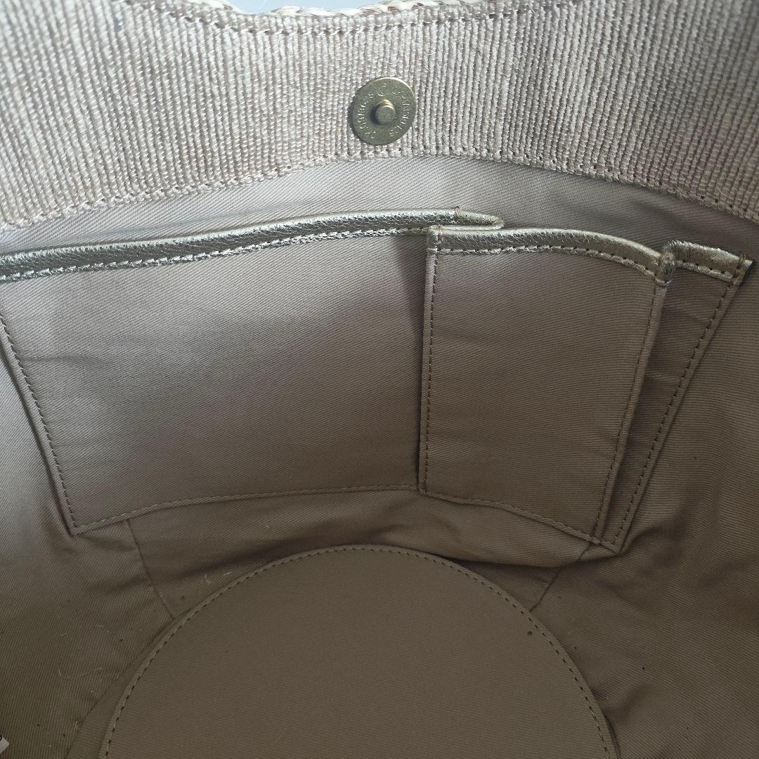 ヴィオラドーロ ラフィア トートバッグ　カゴバッグ　ラフィア