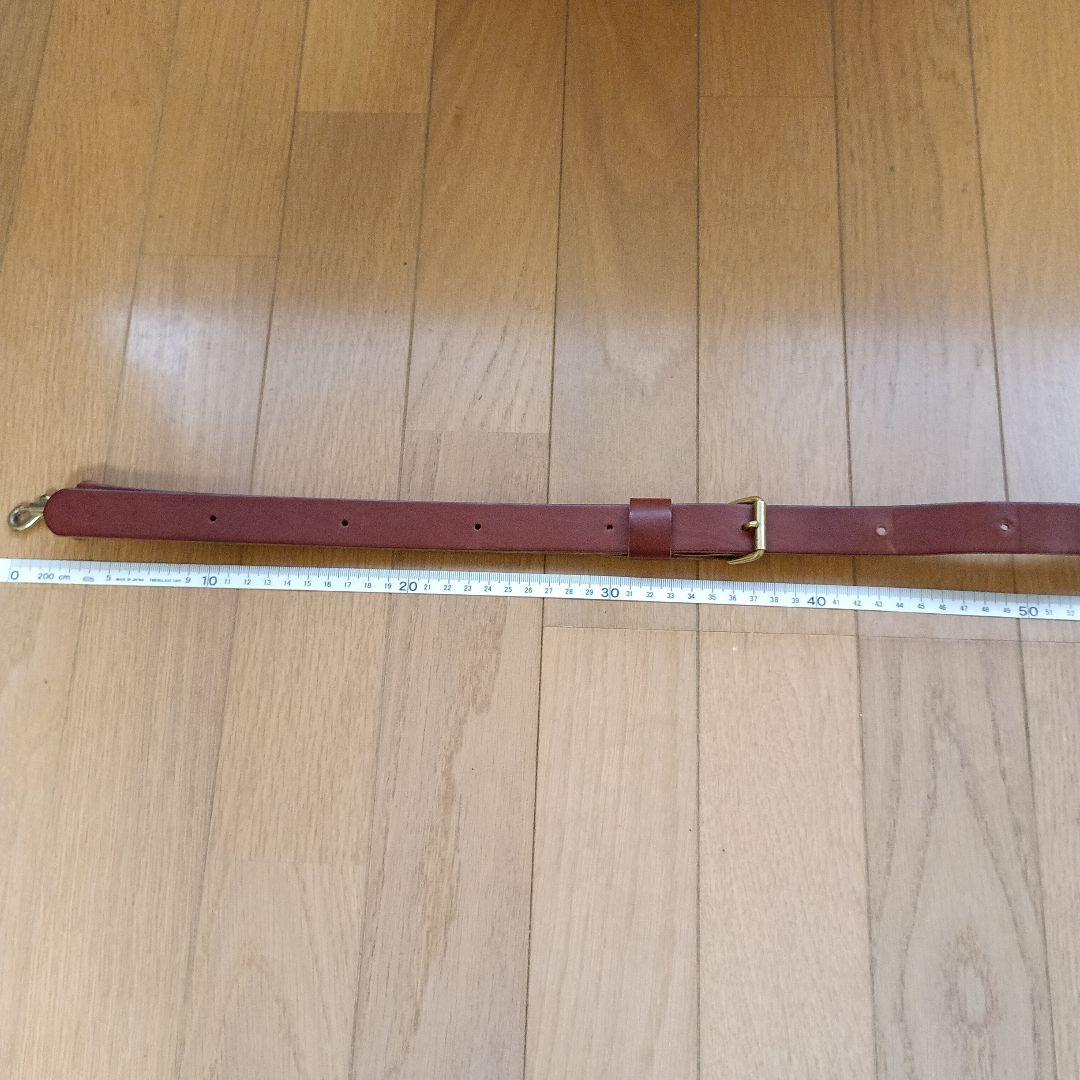 HERZ ダブルステッチ2wayショルダー チョコ