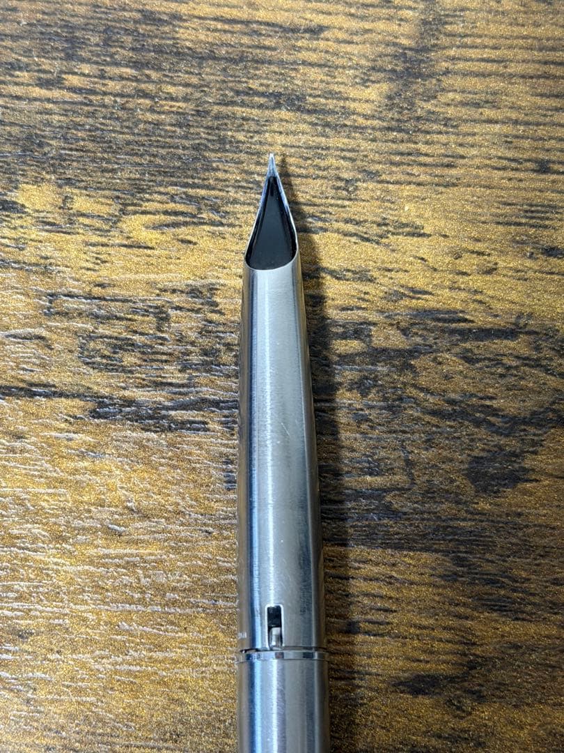 筆記確認＆洗浄済　1971年製　ペン先軸一体　パイロット　ミュー　万年筆　中細字