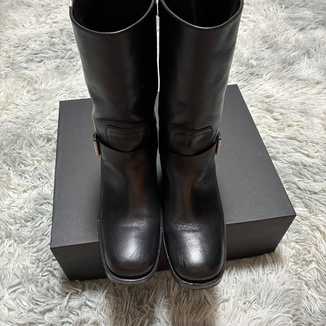 【美品】Dior 本革 バイカーブーツ 37〈定価168,000円〉