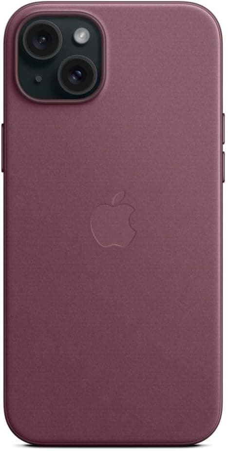 新品 Apple純正 iPhone 15 ファインウーブンケース マルベリー