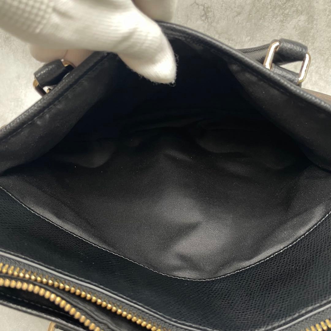 極美品✨A4可 コーチ 2way トート ショルダーバッグ PVC×レザー