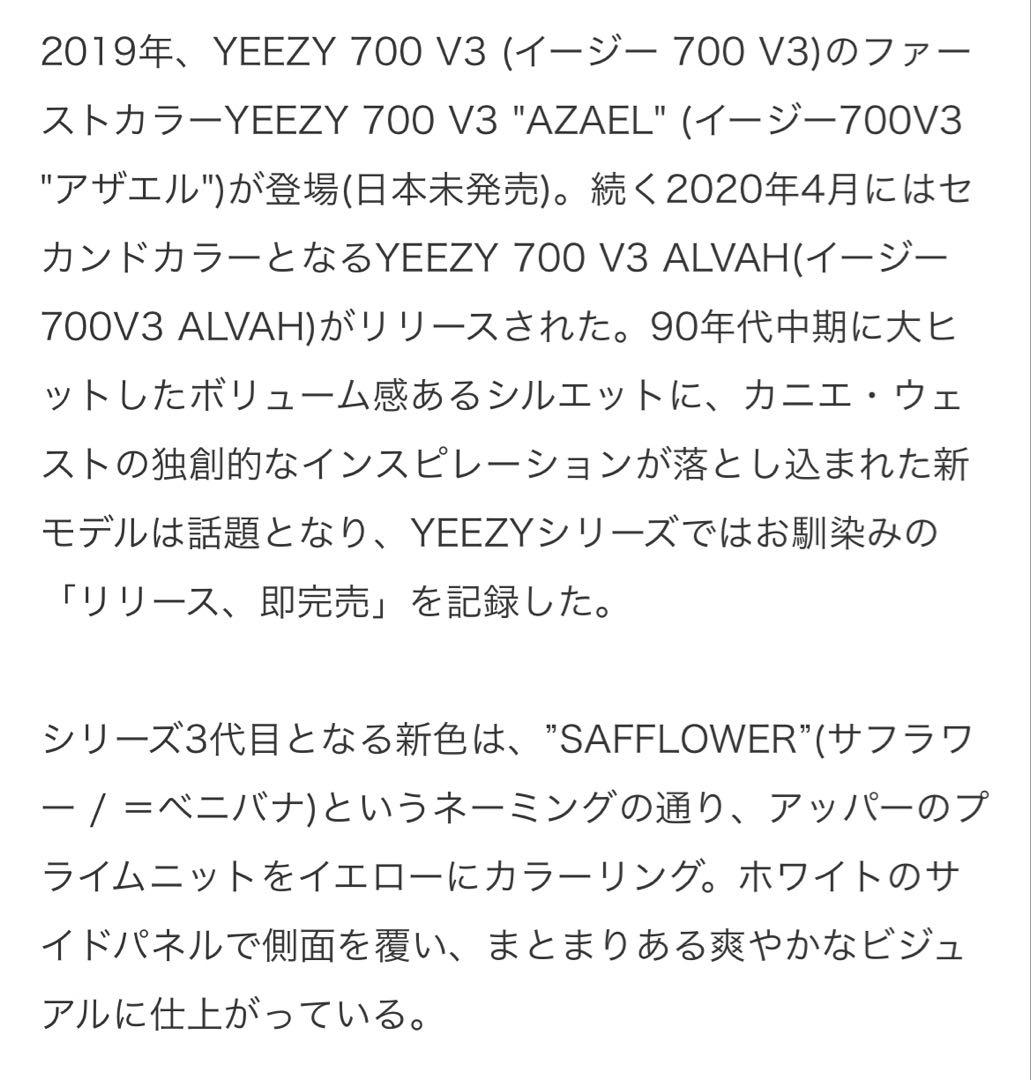 adidas Yeezy 700 V3 キッズ スニーカー シューズ 16