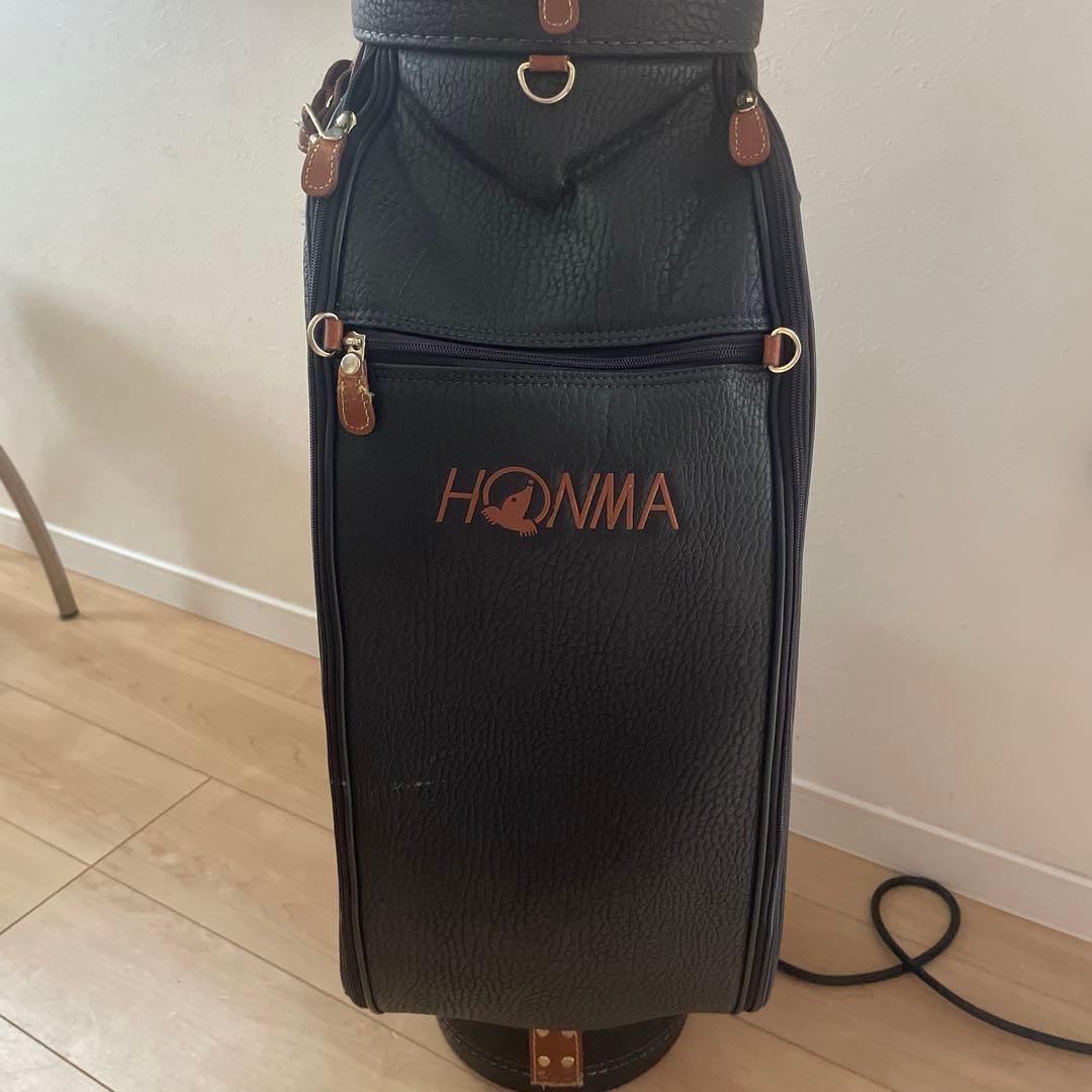 ホンマゴルフHONMA日本製 高級ヘリテイジ ゴジラシボ素材キャディバッグ