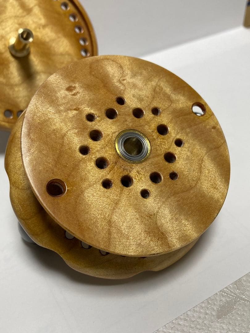 木製リール　(自作)メープル85