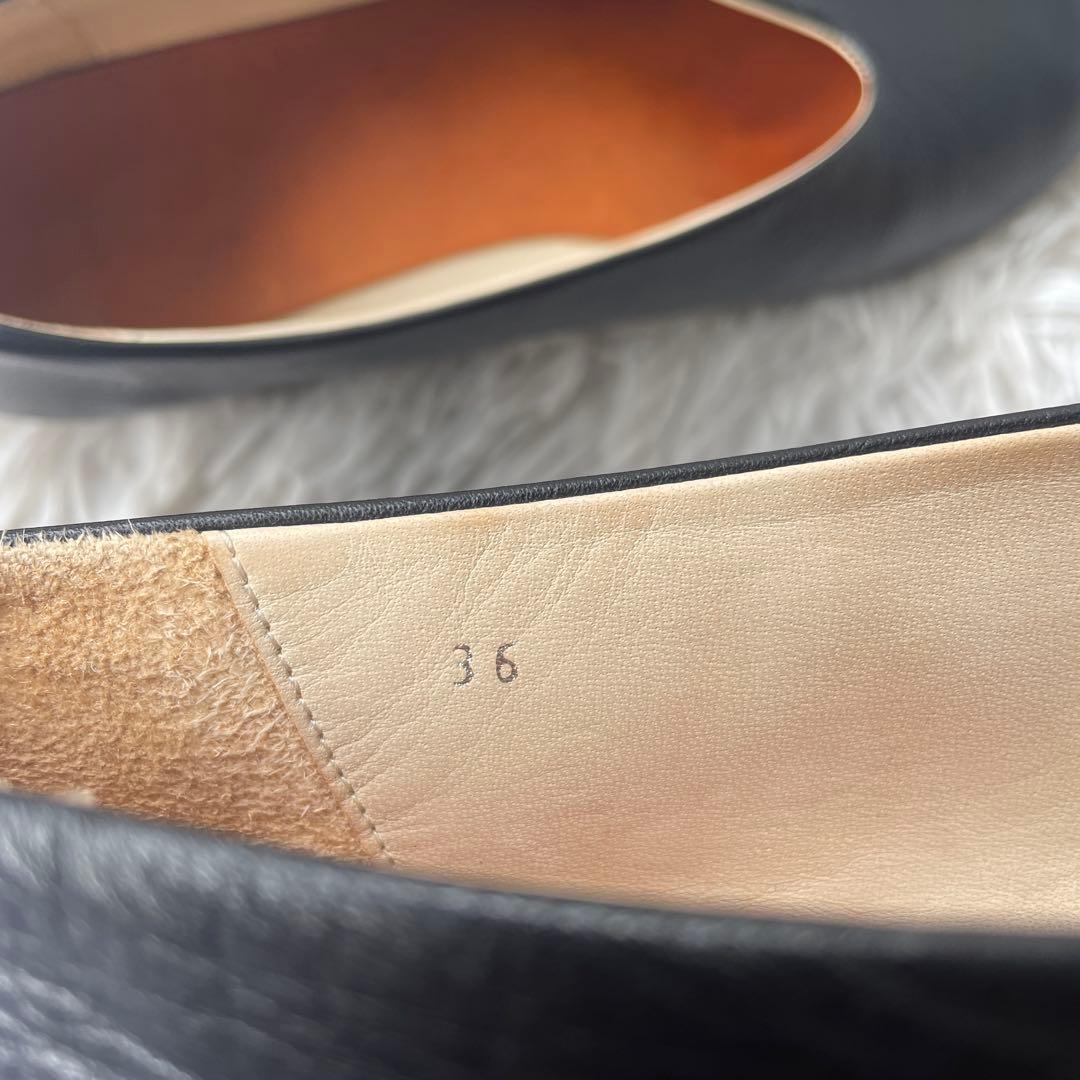 【美品】fot フォート パンプス V ballet ブラック