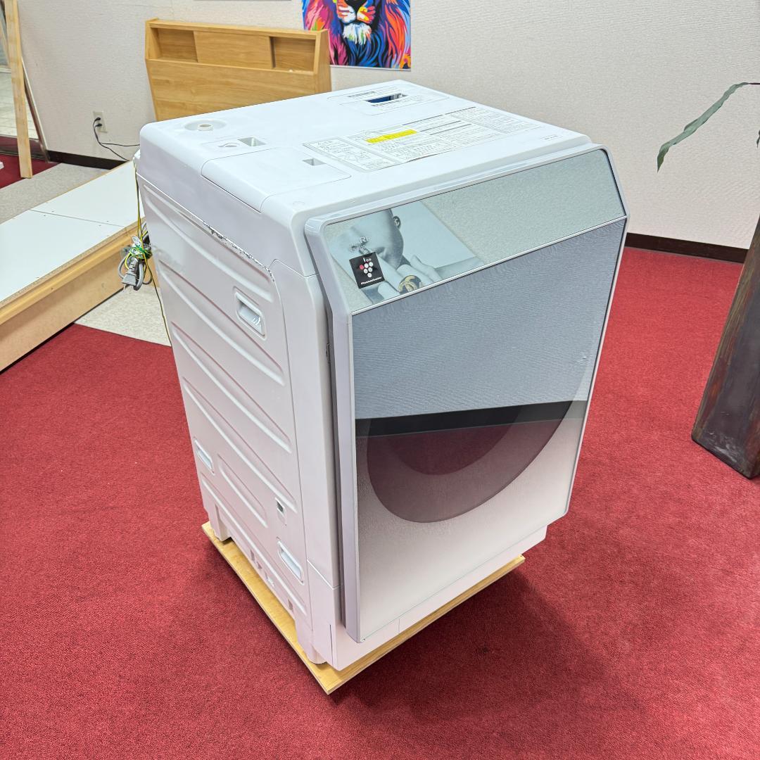 2 都内23区配送無料　美品シャープドラム式洗濯乾燥機2018年製　11/6㎏