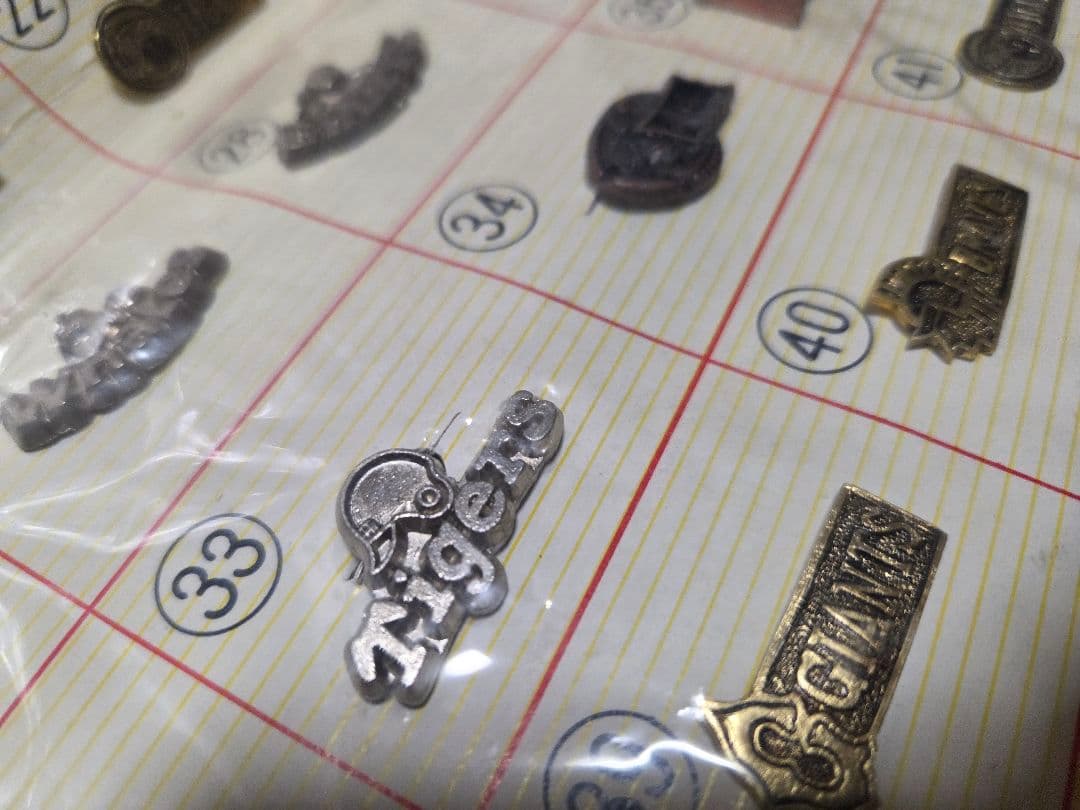 BASEBallダイカスト野球バッチ合金60セット