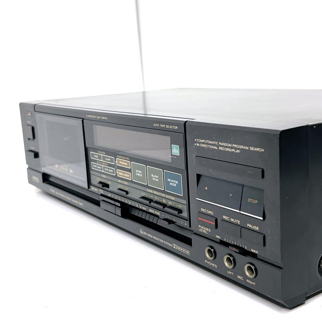 【良品・動作品】 TEAC R-606X カセットデッキ 再生OK dbx