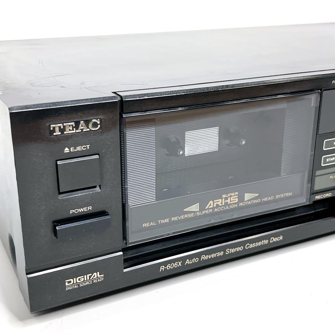 【良品・動作品】 TEAC R-606X カセットデッキ 再生OK dbx