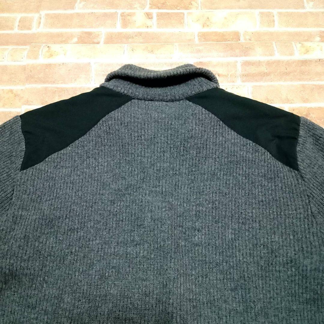 モンベル ミッテルレギ フルジップセーター 　グレー　メンズL