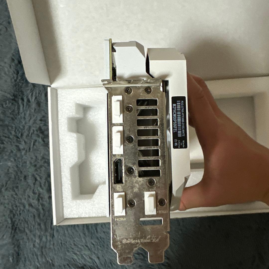 グラフィックボード・グラボ・ビデオカード ASUS ROG STRIX RTX3080 O10G GAMING White