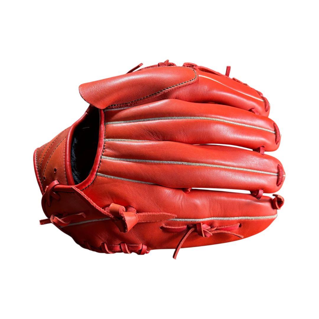 【希少・美品】大谷翔平モデル 左投げ asics 軟式グローブ オレンジ 投手用