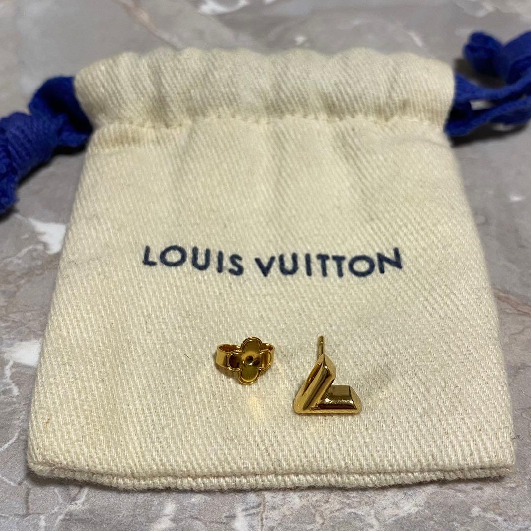 ルイヴィトン　LOUIS VUITTON ゴールド ピアス　片耳　ポーチ付き