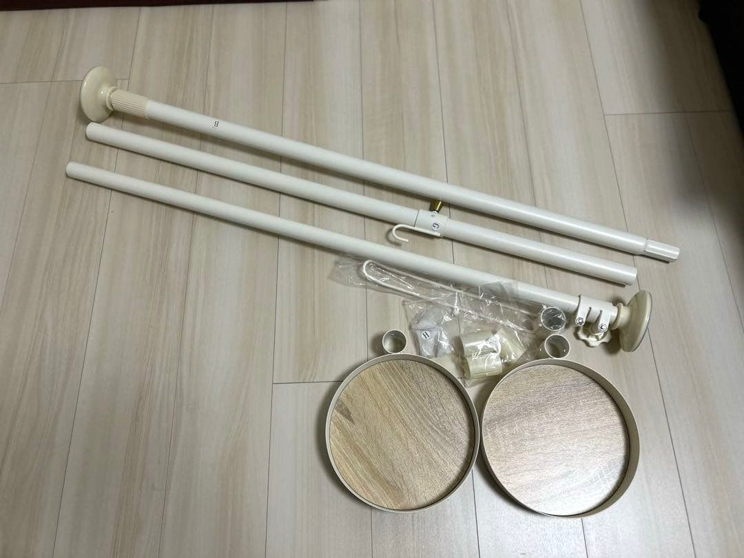 brindille 突っ張り棒 ラック 室内・屋外設置可能 丈夫なアイアン製