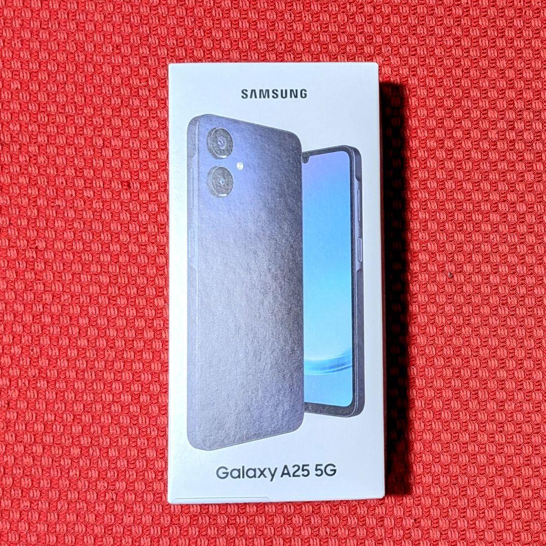 新品未使用 Galaxy A25 5G 64GB 3台ブラック2,ライトブルー1