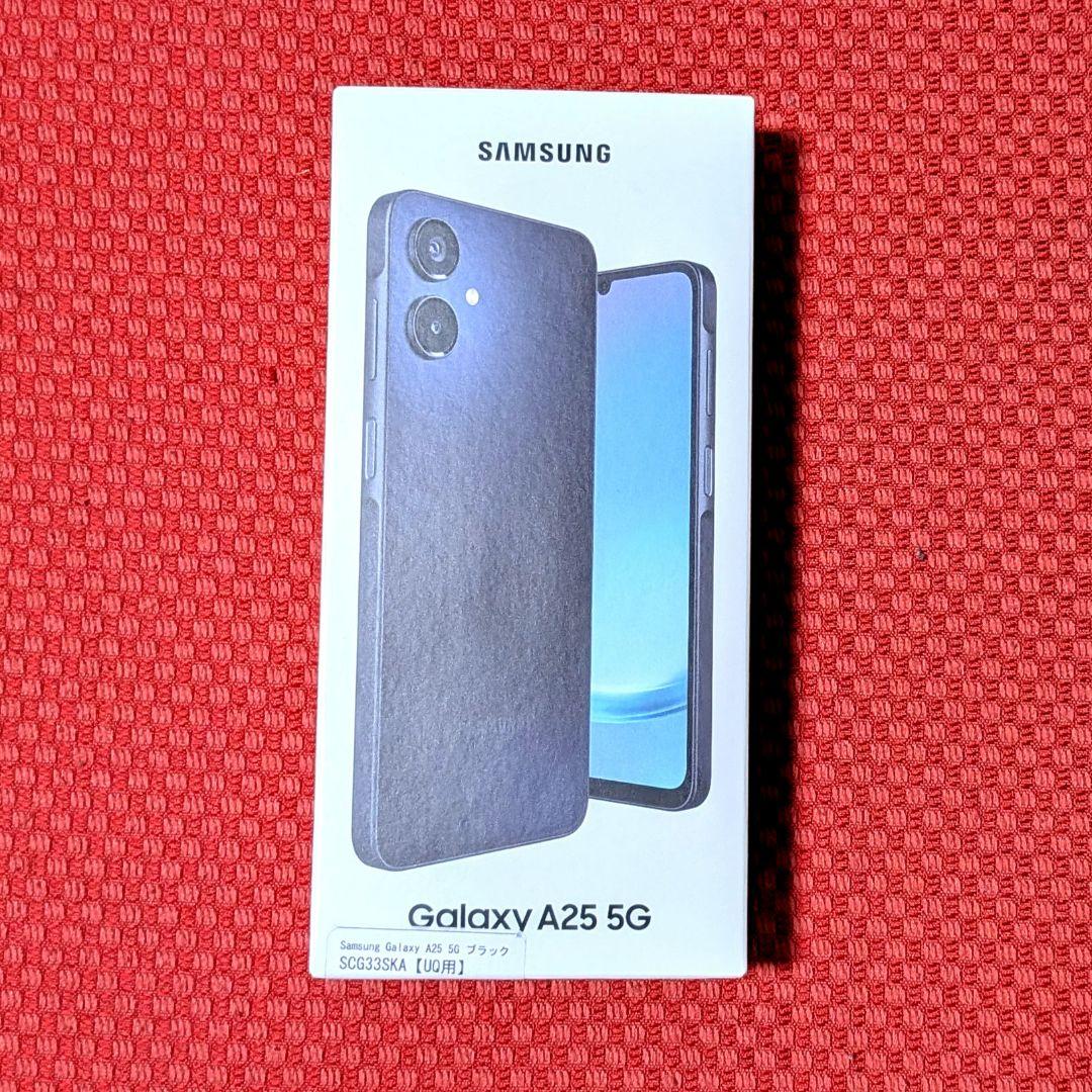 新品未使用 Galaxy A25 5G 64GB 3台ブラック2,ライトブルー1