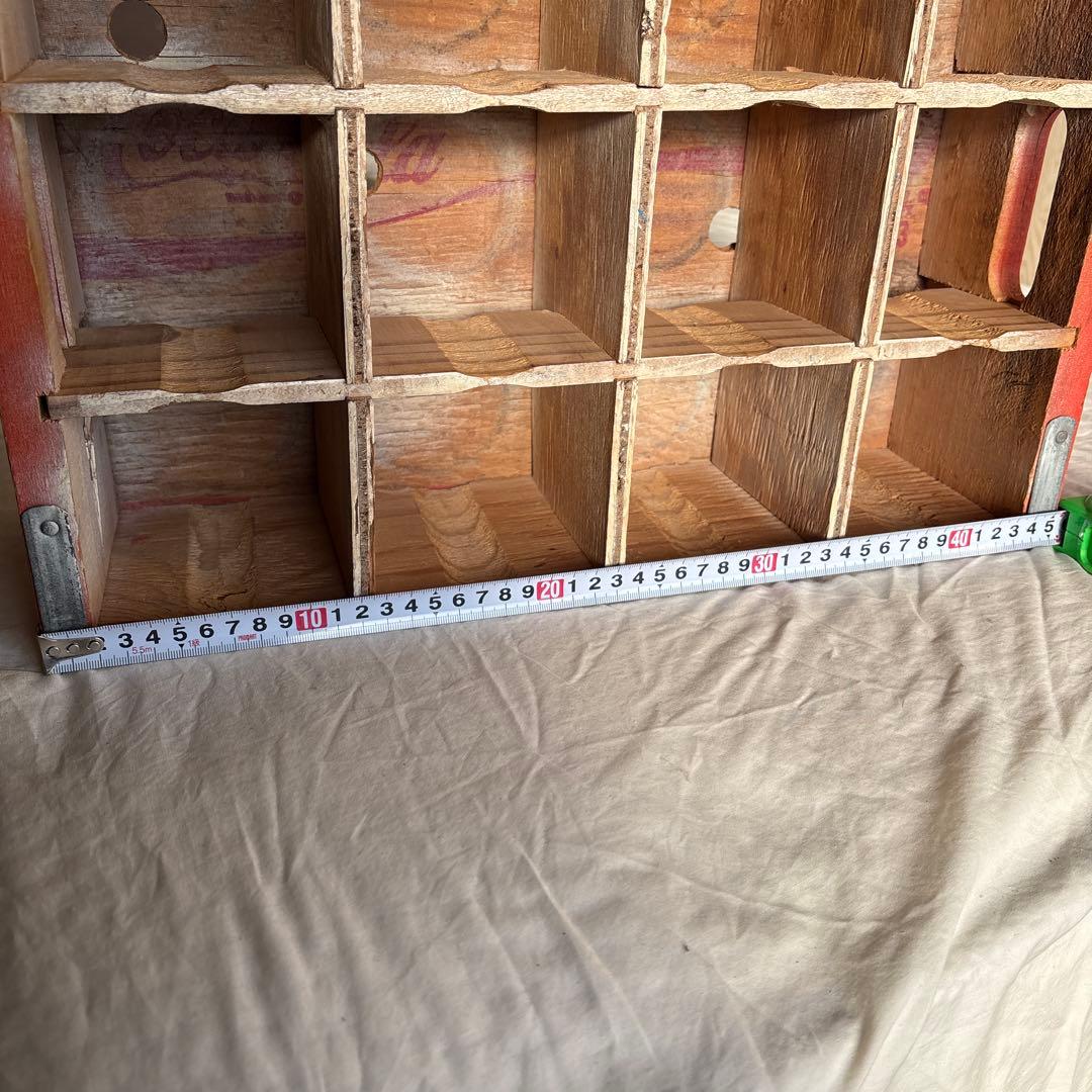 Coca-Cola レトロ木製収納ボックス　コカ・コーラ　木箱　アンティーク