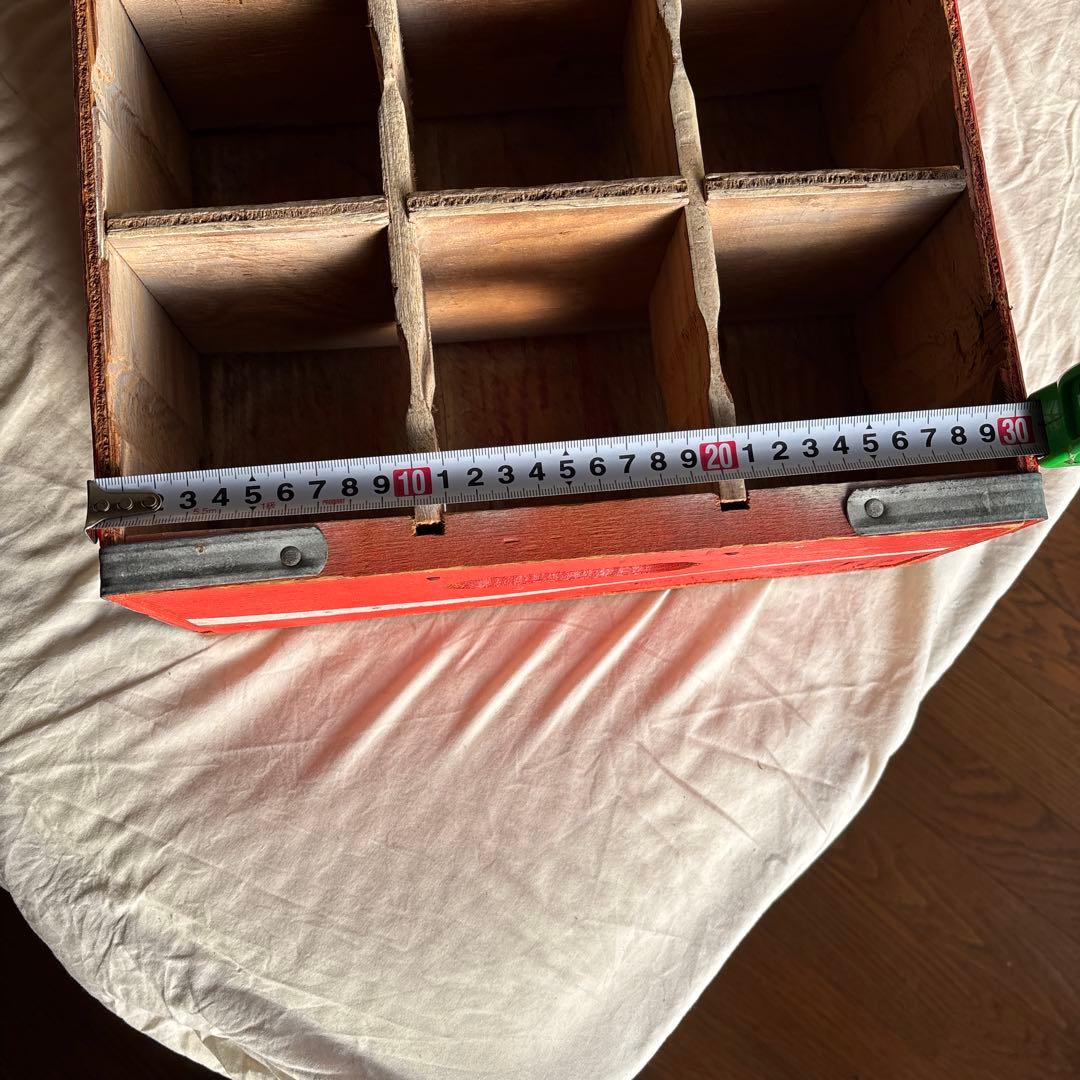 Coca-Cola レトロ木製収納ボックス　コカ・コーラ　木箱　アンティーク