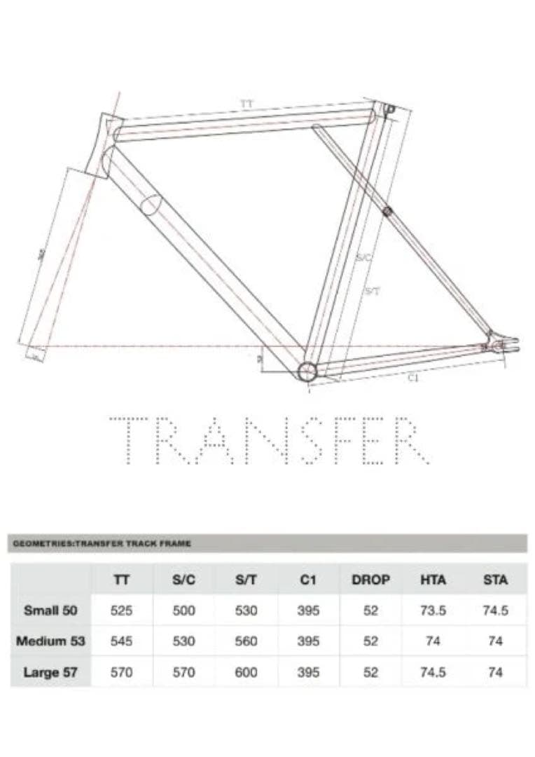 【日曜SALE】breakbrake17 transfer フレーム【L】