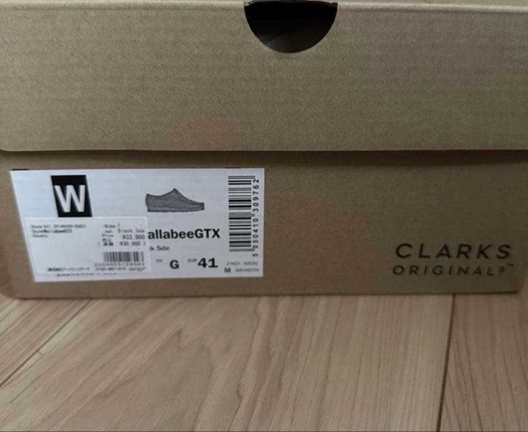 靴 clarks wallabee gore-tex