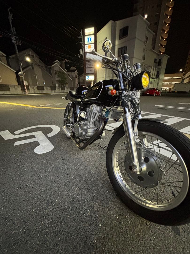 SR400 オイルクーラー