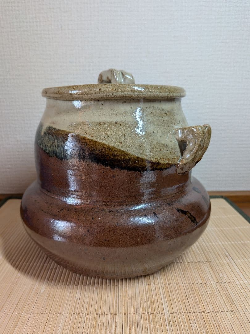【人間国宝】十二代　中里太郎右衛門　（無庵）　朝鮮唐津　水指