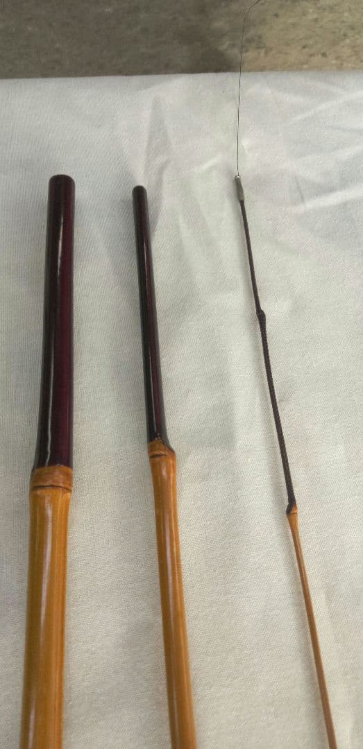 江戸和竿　東正　布袋竹・印籠中通し 3本継　ハゼ竿　細身・軽量竿　良品
