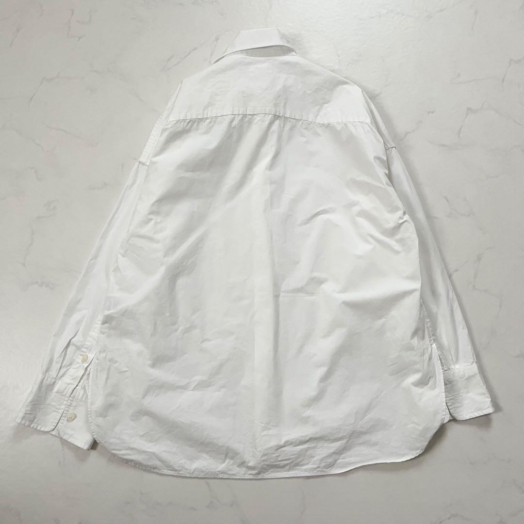 美品　マディソンブルー J.BRADLEY B刺繍 長袖シャツ 白　01サイズ