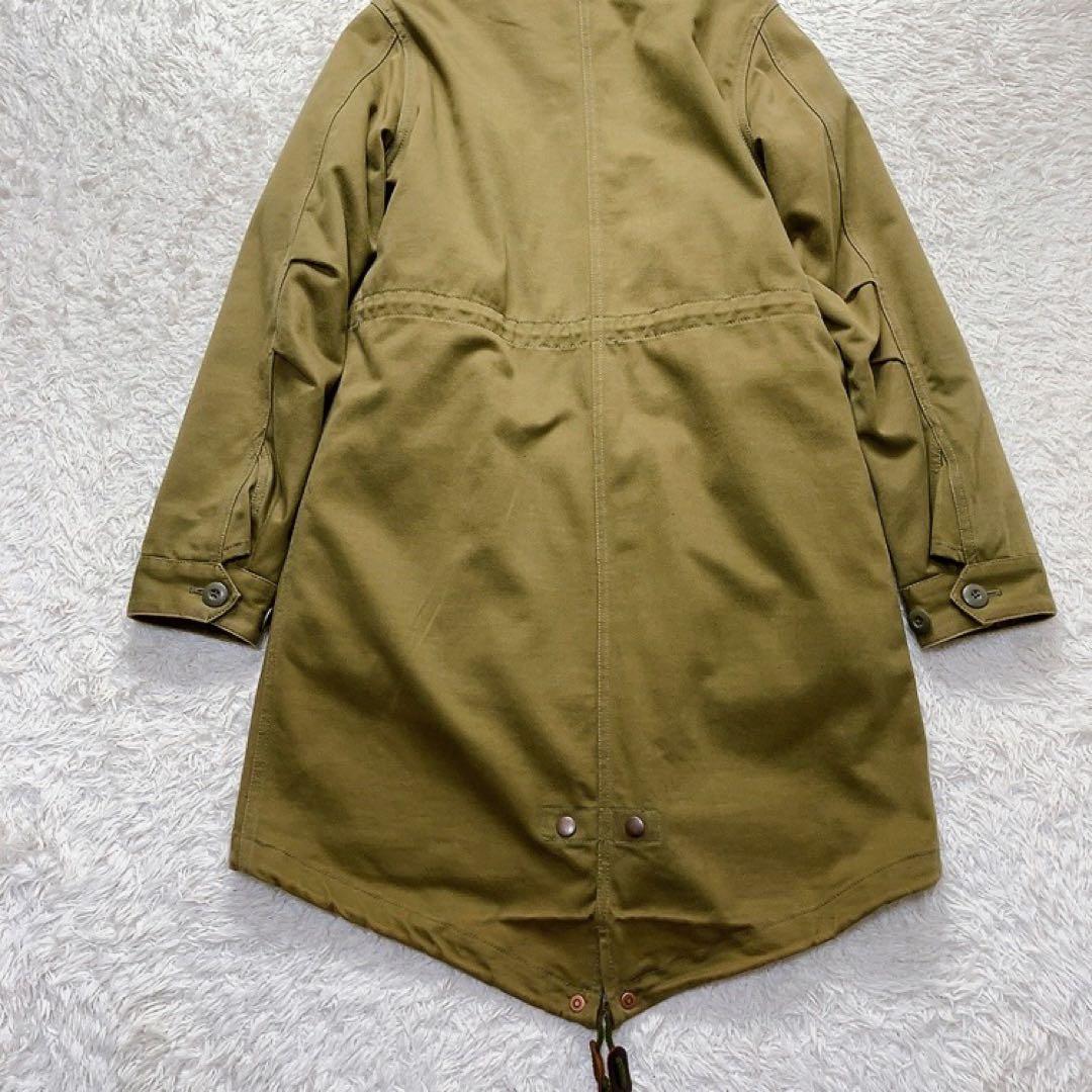 美品✨　フレッドペリー　モッズコート　ボアライナー　ファー　カーキ　 M相当