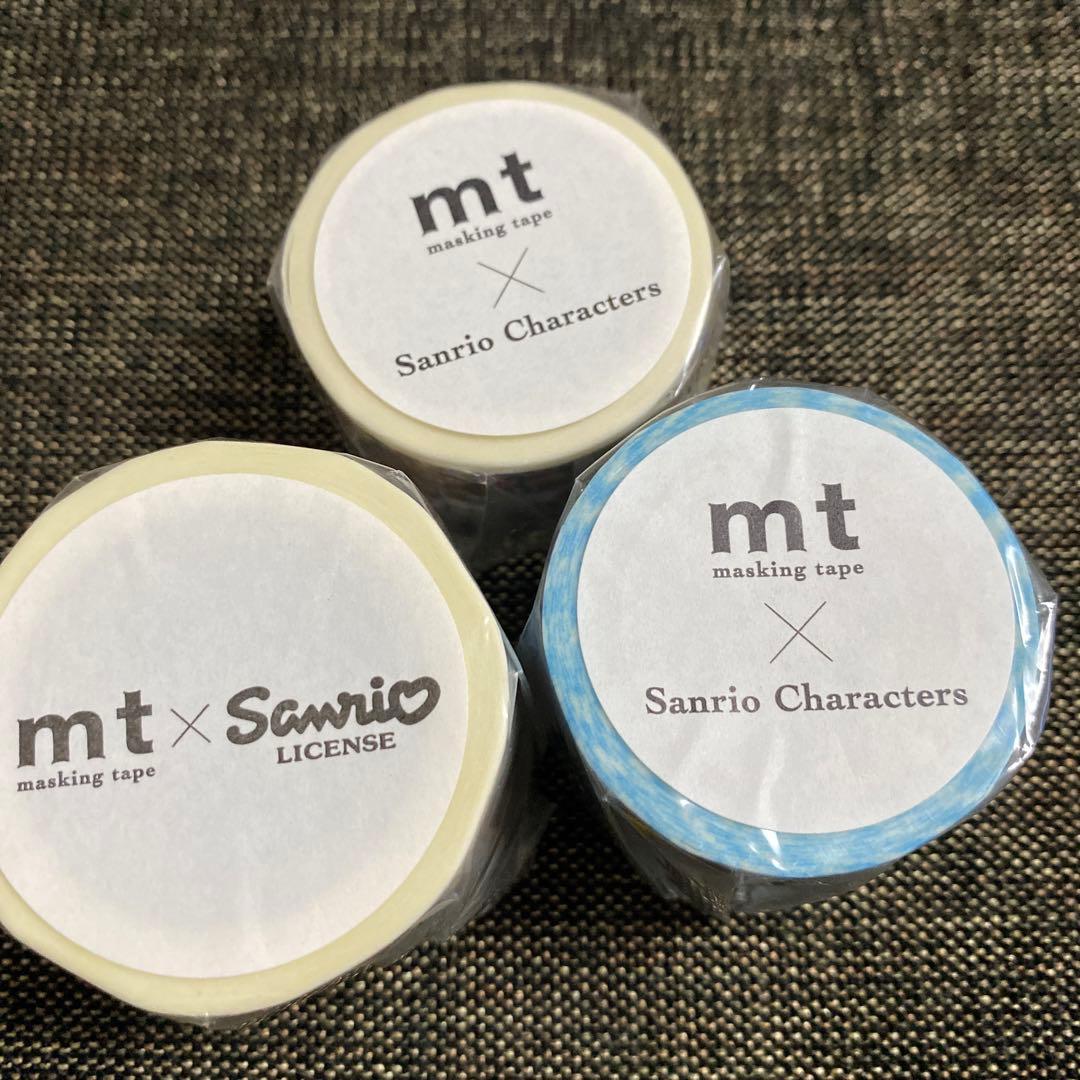 mt サンリオ　限定　マスキングテープ ３本