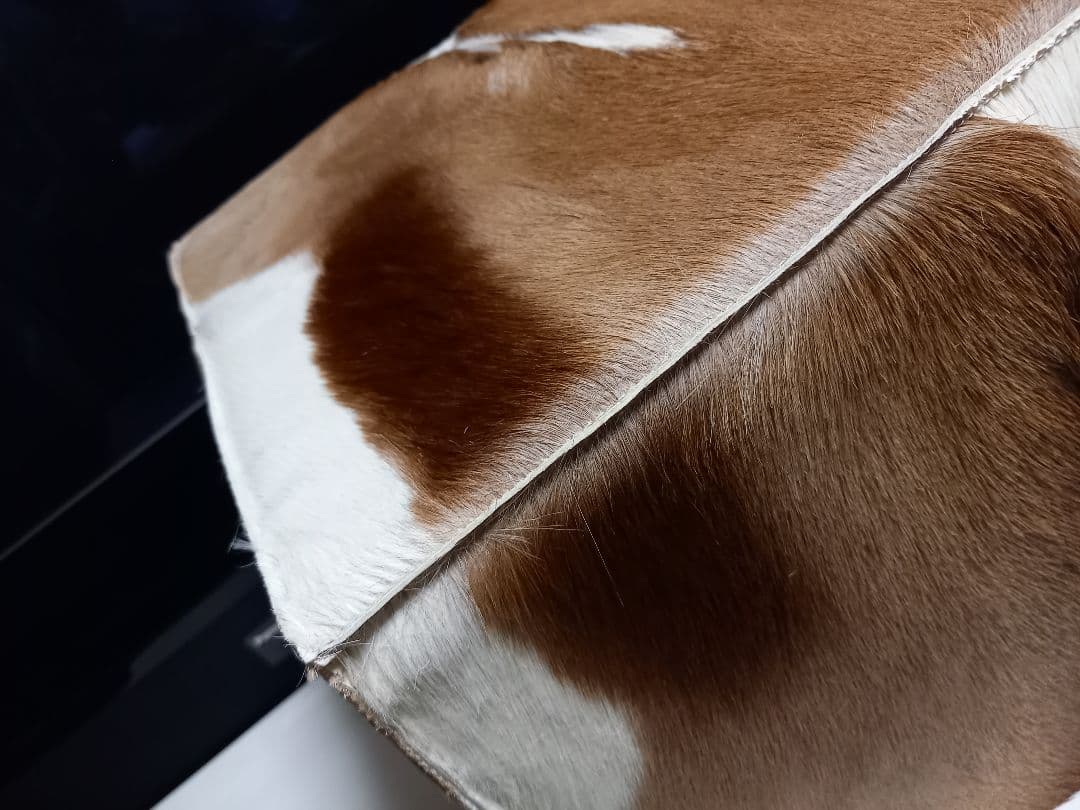 希少　メゾン　テルガス　フランス製　ガゼル　毛皮　スツール　ボックス