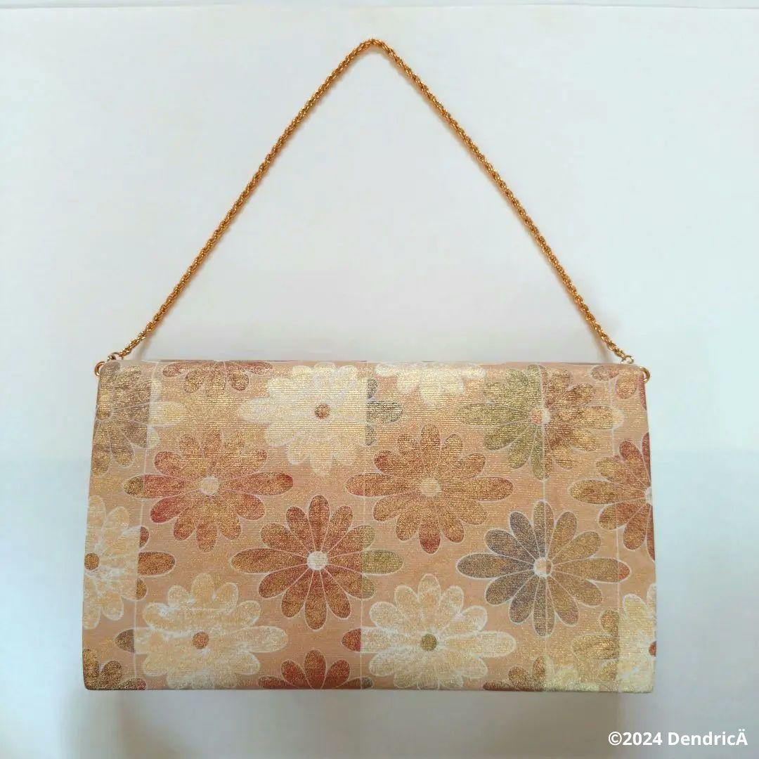 京都ゆうび　新品未使用　和装かばん　霞錦　本金箔　友禅　礼装　和服　２ウェイ