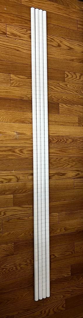 純正ホームエレクター棚4段+棚3段キャスター付きホワイト197.7×162×45