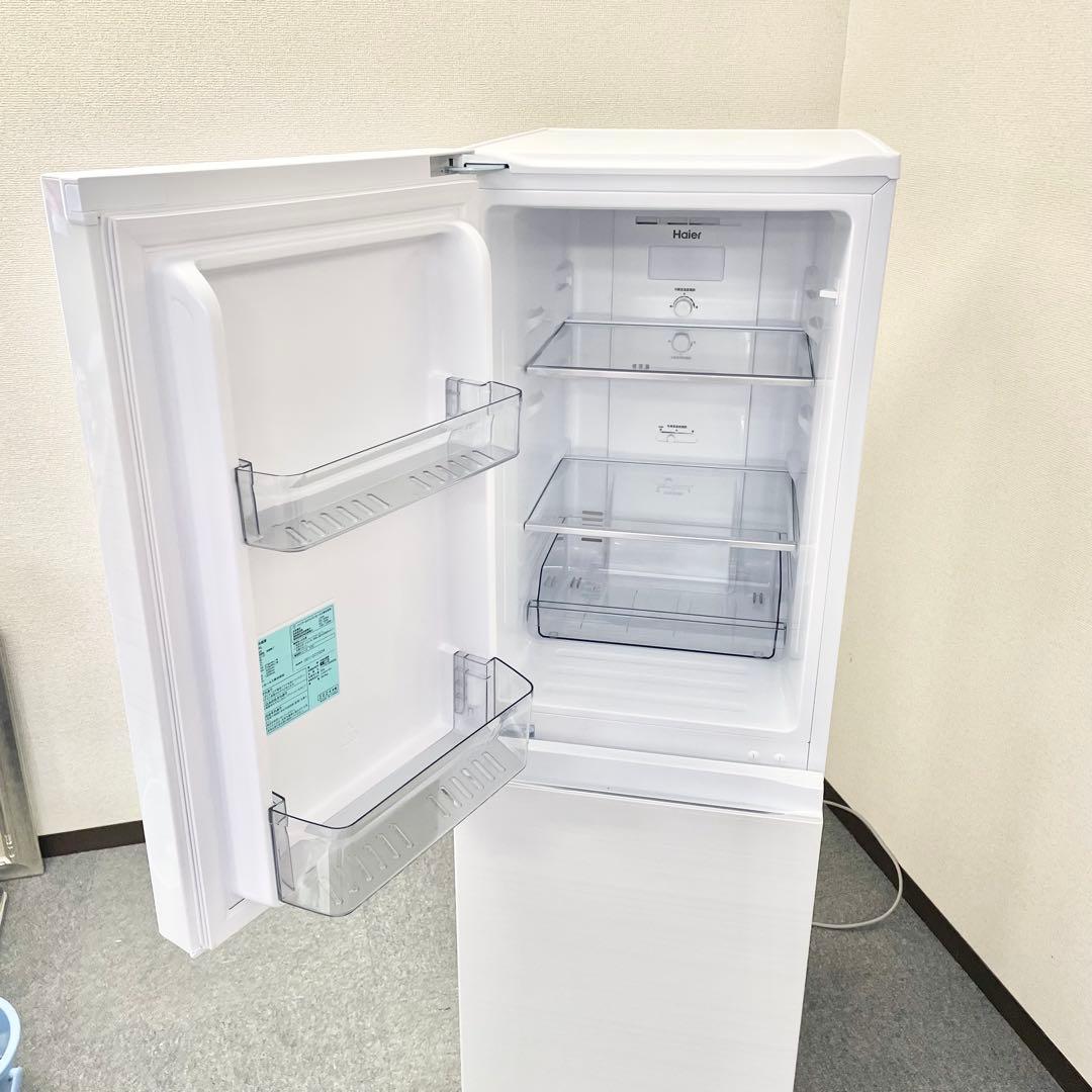 【美品】2024年 148L 冷凍冷蔵庫 ホワイト 左開きJR-SY15AL