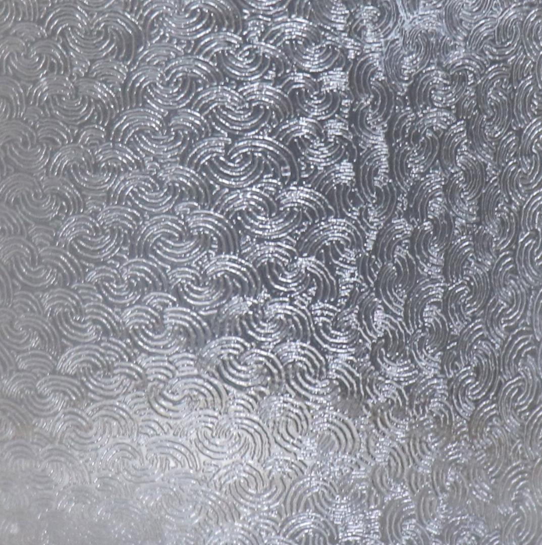 オールド・バカラ 春海商店特注 青海波模様 金彩 蓋物 ボンボニエール 小物入れ