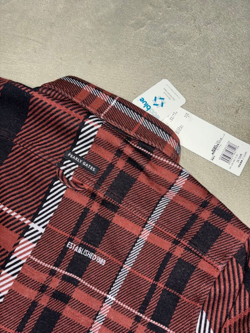 （新品と美品）パーリーゲイツ 、グレンチェック柄シリーズ、セットアップ、サイズ1