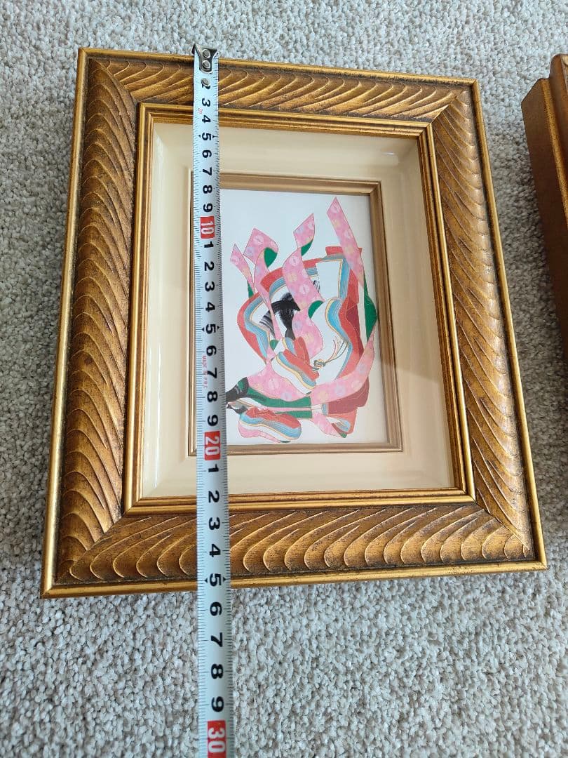 【貴重】アンティークゴールド装飾フォトフレーム額縁