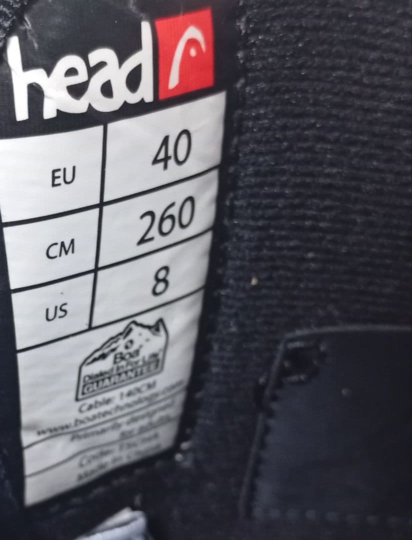 Head 　TSCHA BOA　26cm フリーラン　キッカー　パウダー