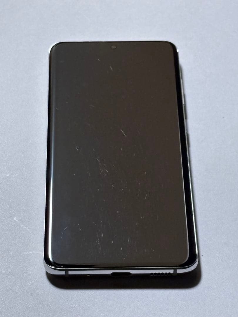 docomo Galaxy S20 クラウドホワイト 損傷有