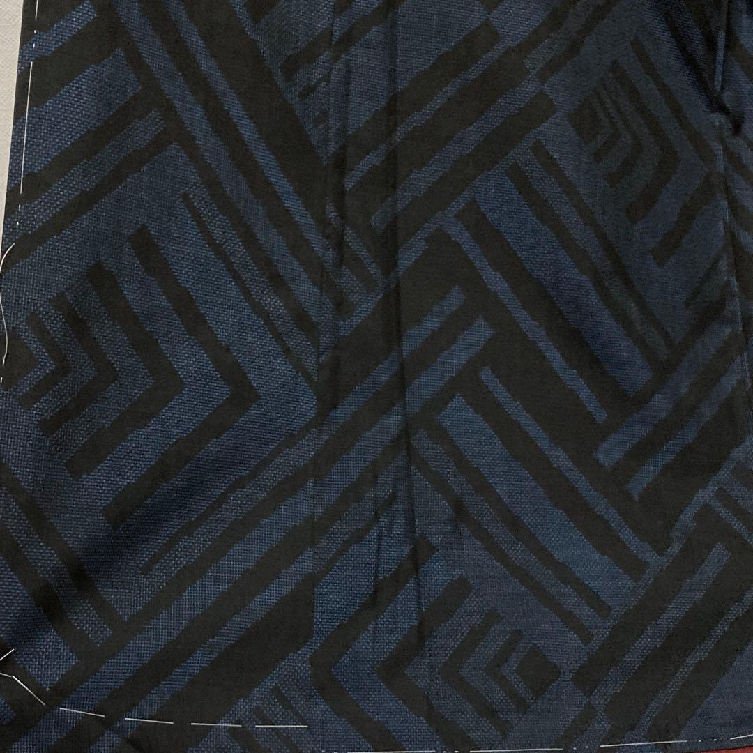 はなうさぎ　本場大島紬【都喜ヱ門】藤絹織物 純泥染 正絹 証紙付