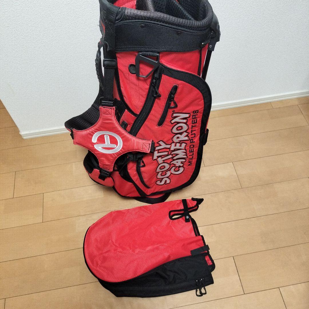 限定品 ミルドパター キャディバッグ 赤　正規品