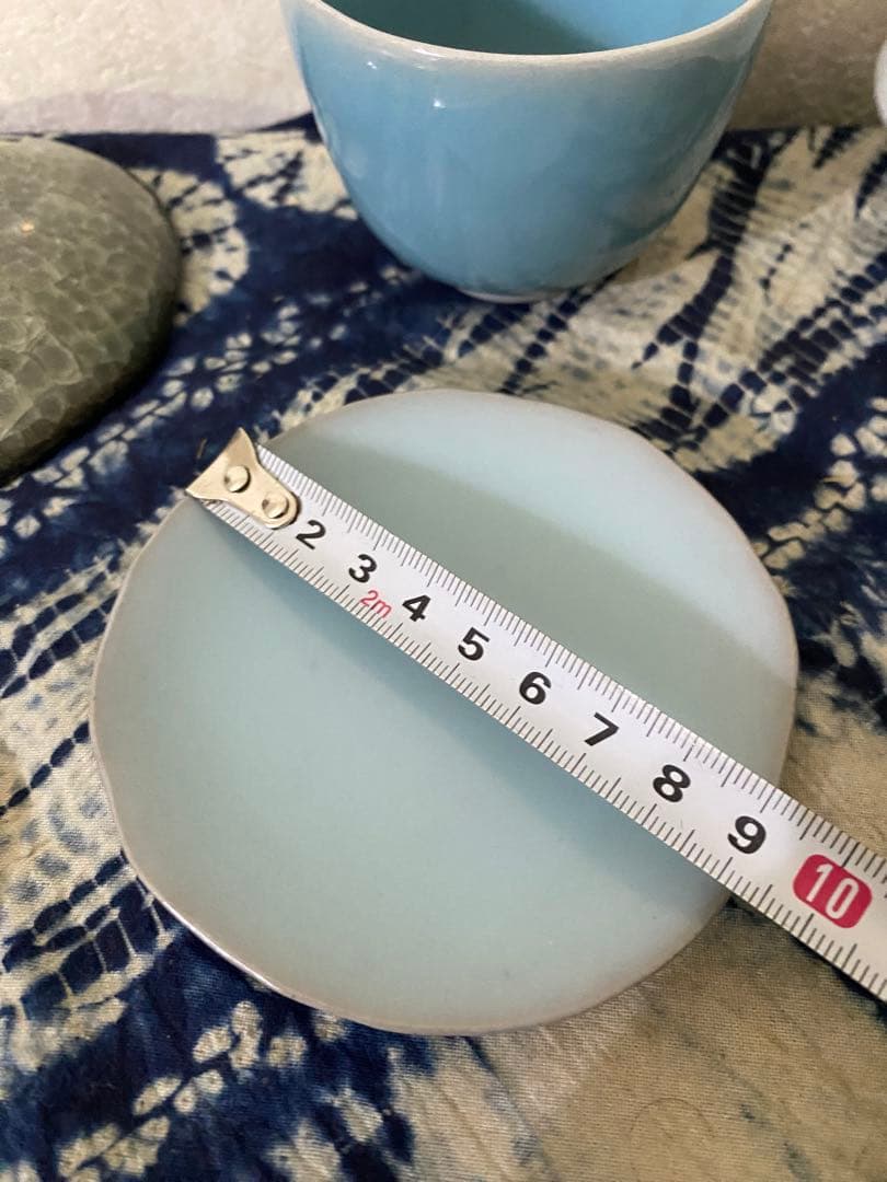 鈴木三成　青磁　小皿　箸置