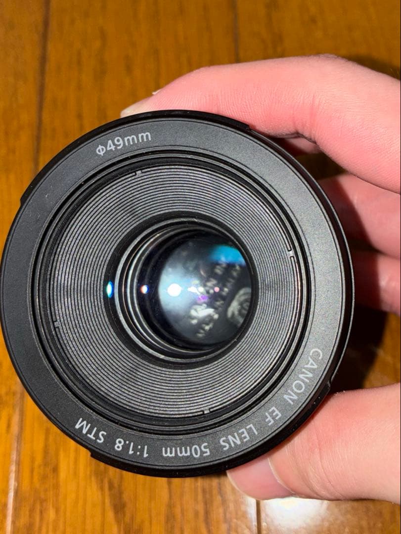 【箱有り】【美品】Canon 単焦点レンズ EF50mm F1.8