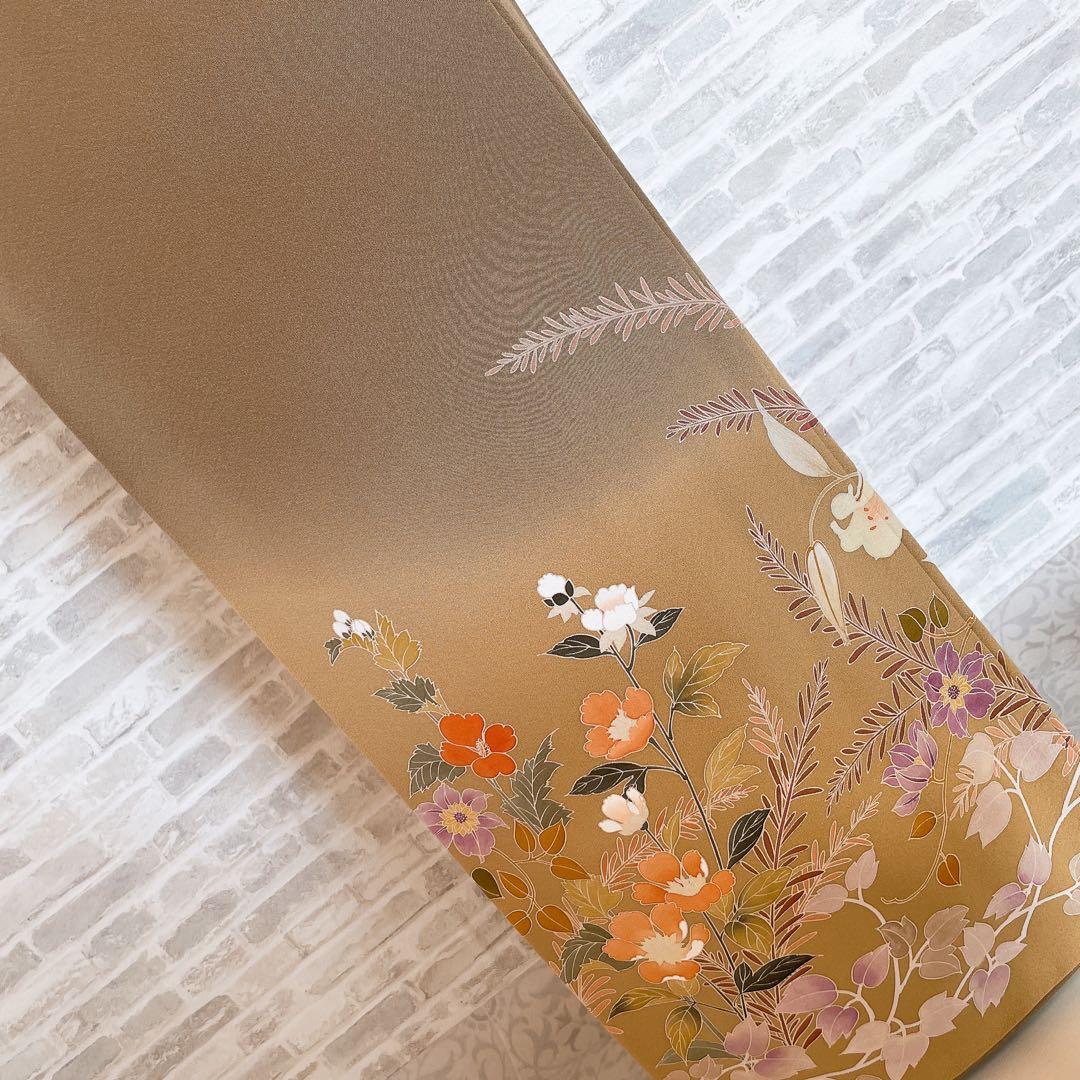 訪問着　フルセット　四季折々　咲き誇る花々　入学式　卒業式　着物　L3