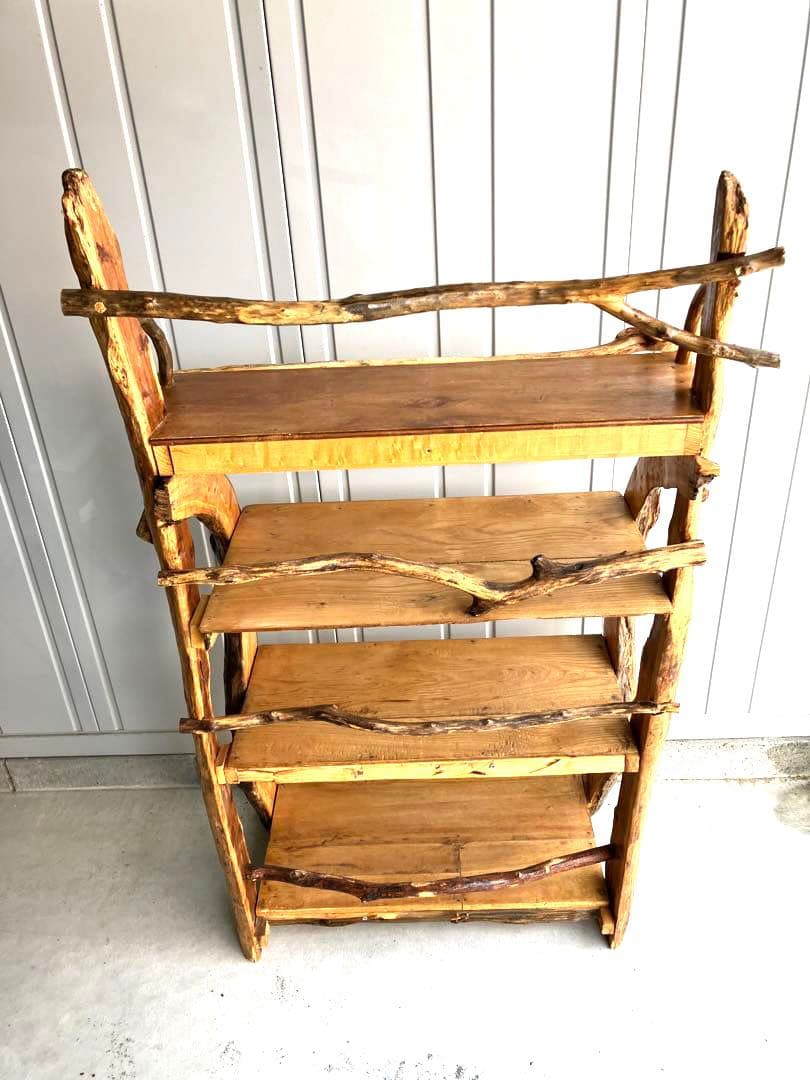 流木本棚4段ハンドメイド